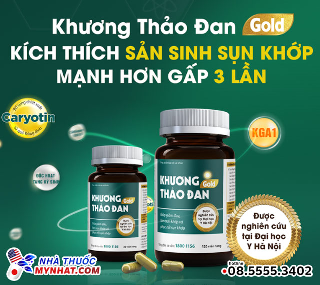 Thành phần có trong Khương Thảo Đan Gold