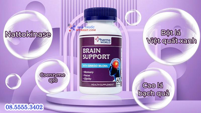 thành phần brain support pharma world