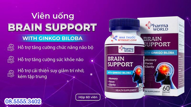 công dụng brain support pharma world