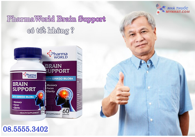 brain support pharma world có tốt không