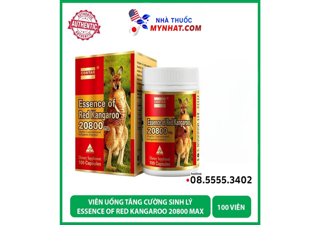 công dụng sản phẩm costar essence of red kangaroo hộp 100v