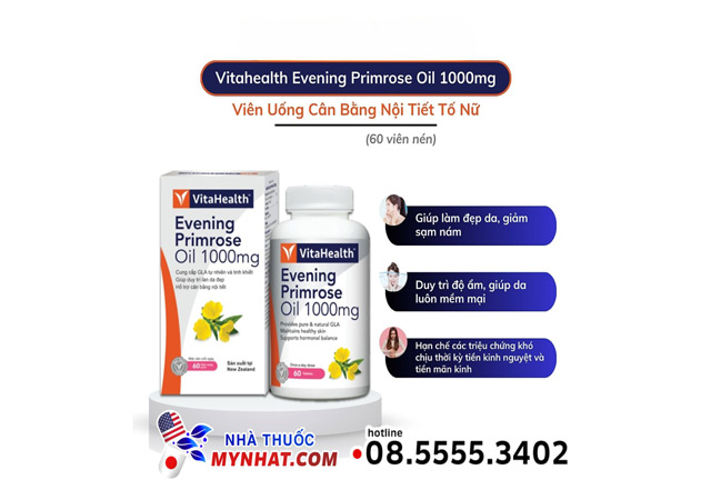 thành phần sản phẩm evening primrose oil 1000mg