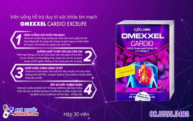 omexxel cardio excelife có tốt không
